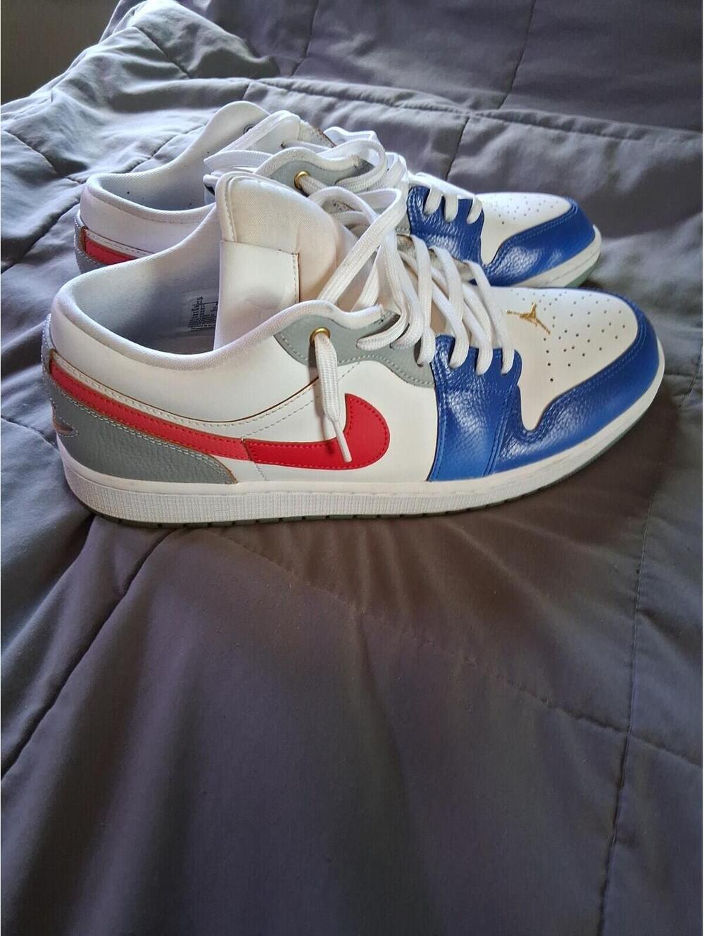 Size 12 Men’s Nike Air Jordan 1 Low SE FN8901-164 University Red Sneaker No Sole